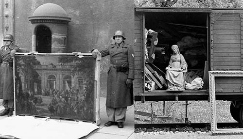 German Solidiers with stolen art